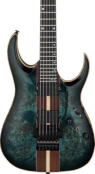 Ibanez RGA20P1PB Premium Electric Guitar (with Gig Bag), Cosmic Blue Burst, Action Position Back