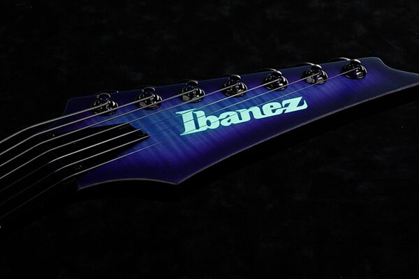 Ibanez RGA71AL Axion Label Electric Guitar, 7-String, Detail Headstock