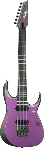 Ibanez RGD2127F Prestige Electric Guitar, 7-String with Case, Violet Chameleon