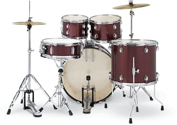 Gretsch RGE625 Renegade Drum Kit with Cymbals (5-Piece), Action Position Back