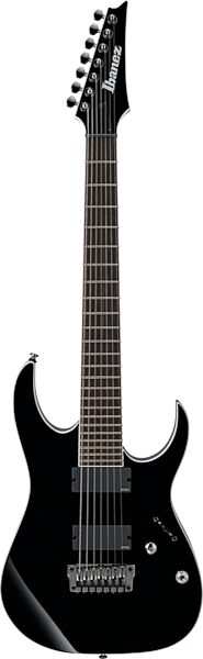 Ibanez RGIR27FE Iron Label Electric Guitar, 7-String, Black