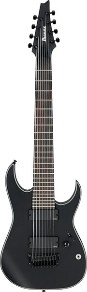 Ibanez RGIR38BFE Iron Label Electric Guitar, 8-String, Black Flat