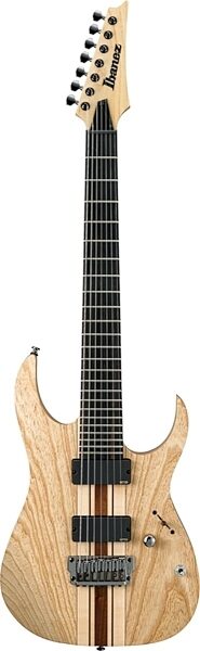 Ibanez RGIT27 RG Iron Label Electric Guitar, 7-String, Natural Flat