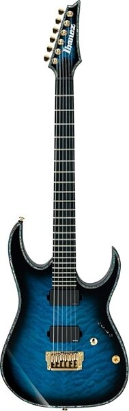 Ibanez RGIX20FEQM Iron Label Electric Guitar, Sapphire Blue Sunburst