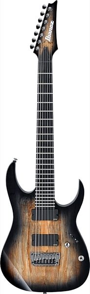 Ibanez RGIX27FESM Iron Label Electric Guitar, 7-String, Foggy Stained Black