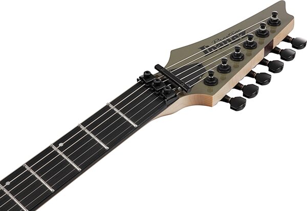 Ibanez RGR5130 Prestige Electric Guitar (with Case), Khaki Metallic, Action Position Back