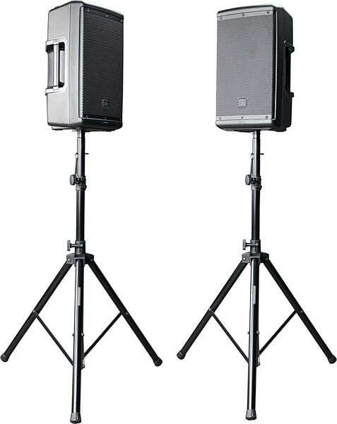 Gator Rok-It Aluminum Tripod Speaker Stand Set (with Gig Bag), New, Action Position Back