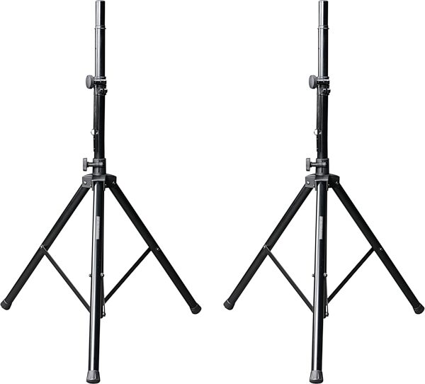 Gator Rok-It Aluminum Tripod Speaker Stand Set (with Gig Bag), New, Action Position Back