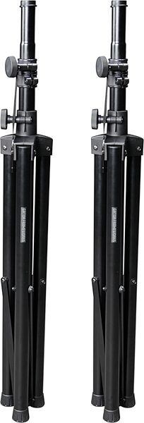 Gator Rok-It Aluminum Tripod Speaker Stand Set (with Gig Bag), New, Action Position Back