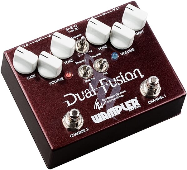 Wampler Dual Fusion Tom Quayle Signature Overdrive Pedal, New, View