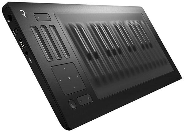 ROLI Seaboard RISE 25 USB MIDI Keyboard Controller, 25-Key, Angle