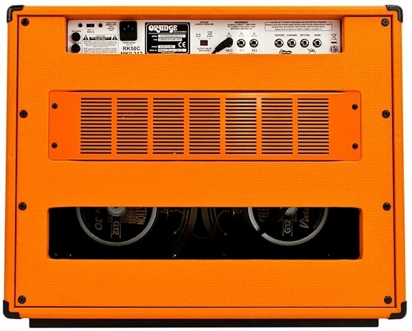 Orange RK50TCMKII212 Rockerverb 50 MKII Guitar Combo Amplifier (50 Watts, 2x12"), Back