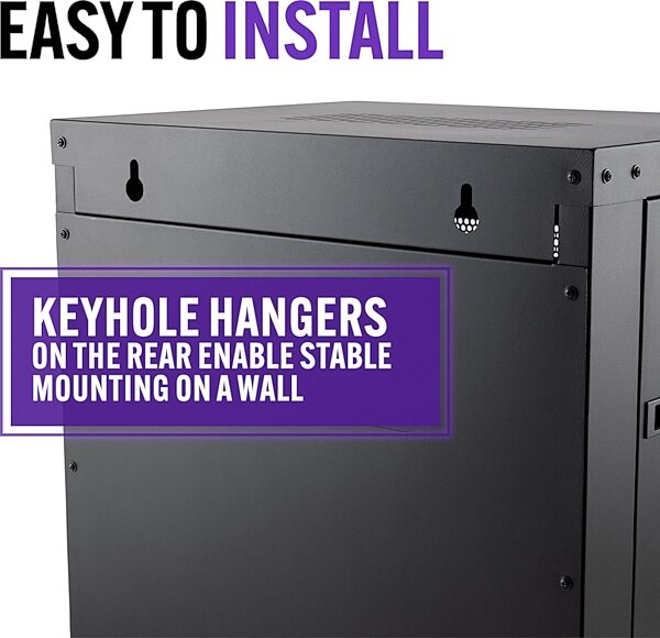 On-Stage RKD1200 Wall Mount Knock Down Rack, New, Grill Detail Front