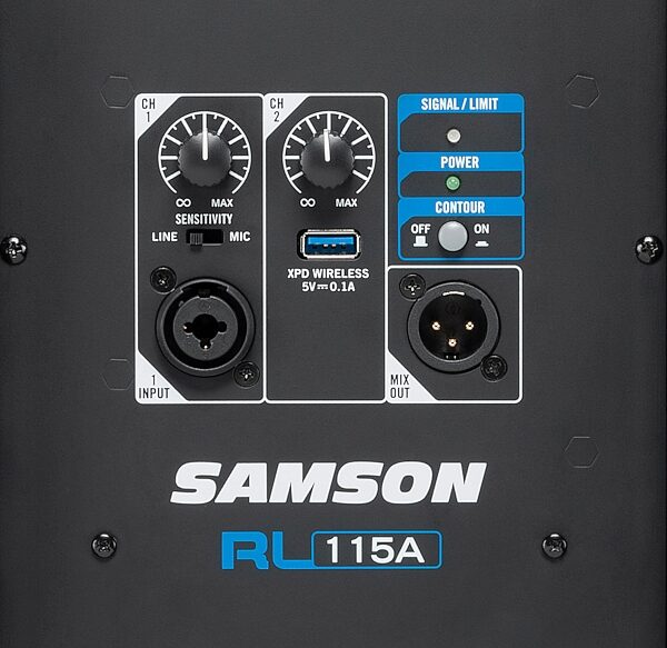 Samson RL115A 2-Way Powered Speaker (800 Watts), Action Position Front