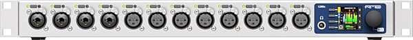 RME 12Mic Network-Controllable 12-Channel Microphone Preamplifier, New, Detail Side