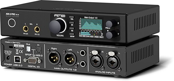 RME ADI-2 PRO FS R Black Edition AD/DA Audio Converter, New, Stacked