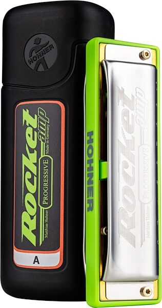 Hohner Rocket Amp Harmonica, Key of A Major, Action Position Front