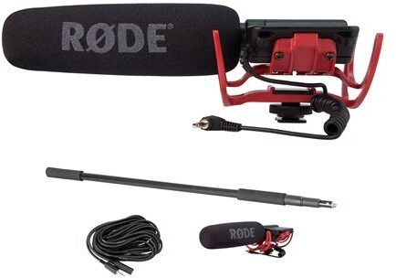 Rode VideoMic Package: Rycote Lyre Shockmount, Cable and Boom Pole, New, Main
