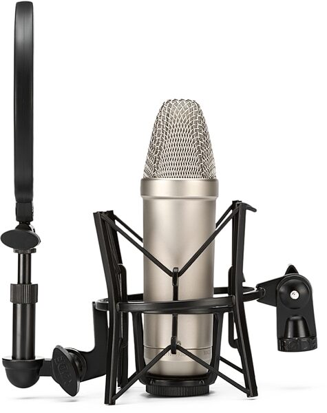 Rode NT1-A Studio Condenser Microphone, With Free Anniversary Package, Side