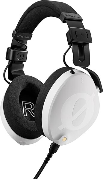 Rode NTH-100 Over-Ear Monitor Headphones, White, Action Position Back