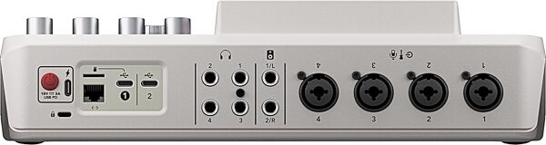 Rode RODECaster Pro II Audio Production Studio, White, Action Position Back