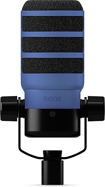 Rode WS14 Pop Filter for PodMic or PodMic USB, Blue, Action Position Front