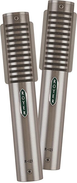 Royer Labs R-121 Dynamic Passive Ribbon Microphone, Stereo Matched Pair, Action Position Back