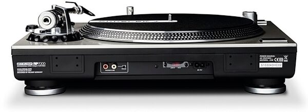 Reloop RP-7000 Direct-Drive Turntable, Silver Rear