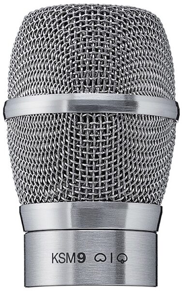 Shure KSM9 Microphone Capsule Head for Shure Wireless Handheld Transmitters, Nickel, RPW188, Main