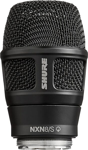 Shure NXN8/S Nexadyne Dynamic Supercardioid Microphone Capsule Head for Shure Wireless Handheld Transmitters, Black, RPW204, Action Position Back