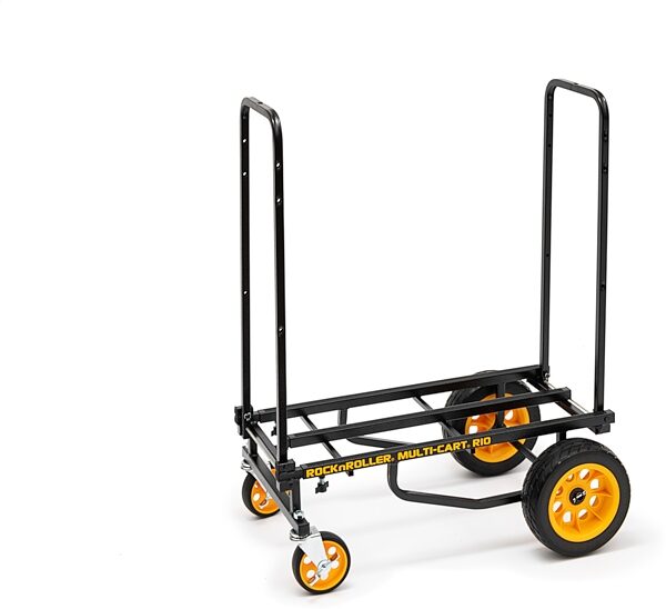 RocknRoller Multi-Cart Equipment Cart with R-Trac Wheels, R10RT, Open Box (Like New), Action Position Back