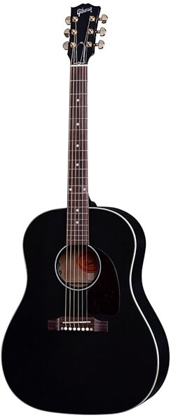 Gibson 2015 Limited Edition J45 Acoustic-Electric Guitar (with Case), Ebony