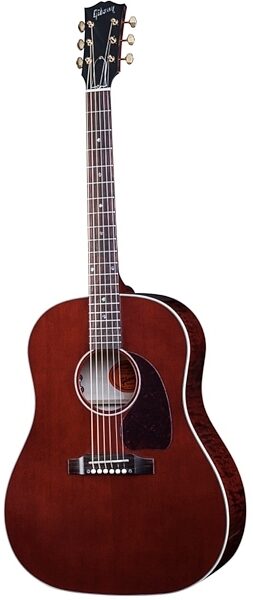 Gibson 2015 Limited Edition J45 Acoustic-Electric Guitar (with Case), Flame Red