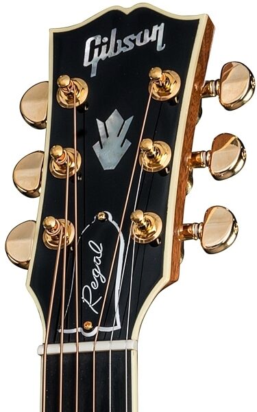 Gibson 2018 J-45 Regal Acoustic-Electric Guitar (with Case), Head