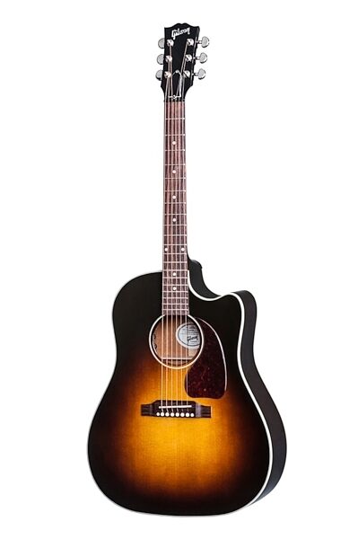 Gibson 2017 J-45 Cutaway Acoustic-Electric Guitar (with Case), Main