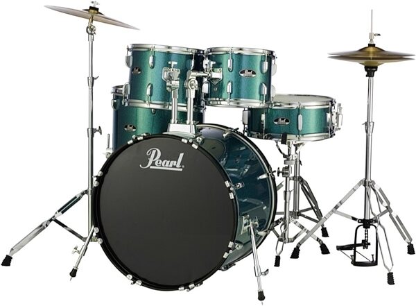 Pearl RS525SC Roadshow Complete Drum Kit, 5-Piece, Blue Glitter, Main