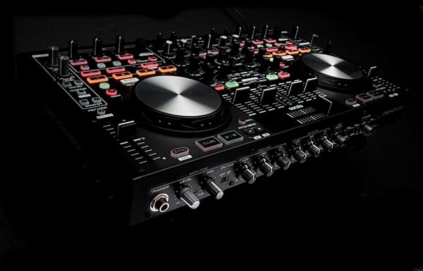Denon DN-MC6000Mk2 DJ Mixer and USB Controller, Glamour View 3