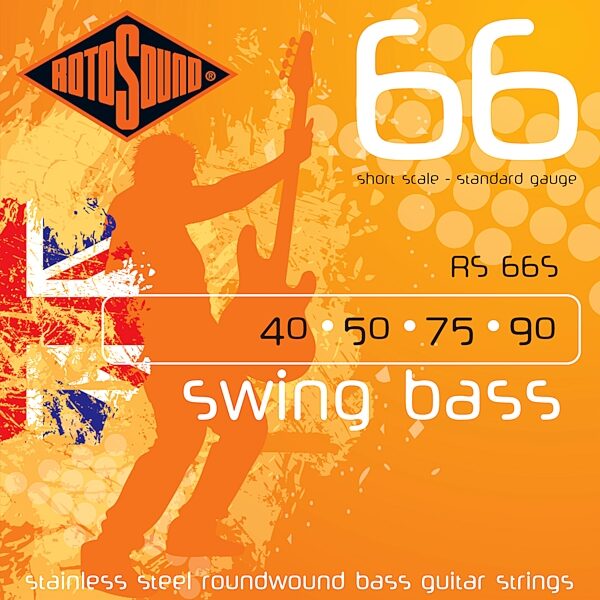 Rotosound Swing 66 Electric Bass Guitar Strings (Short Scale), Main