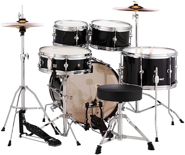 Pearl RSJ465CC Roadshow Junior Complete Drum Set, 5-Piece, Black, Back