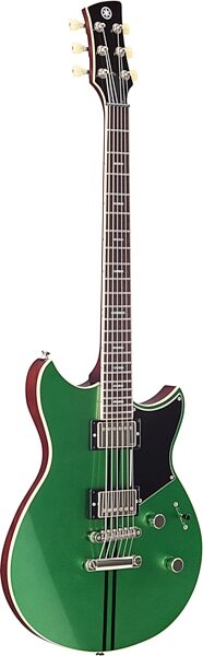 Yamaha Revstar Standard RSS20 Electric Guitar (with Gig Bag), Flash Green, Action Position Front