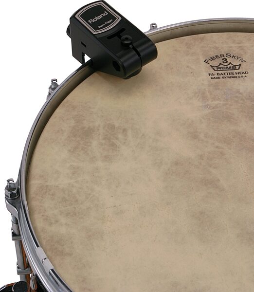 Roland RT-10S Dual Zone Acoustic Snare Drum Trigger, Mounted