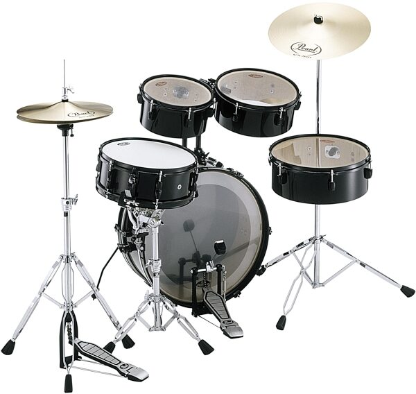 Pearl Rhythm Traveler 5-Piece Portable Drum Kit, Back