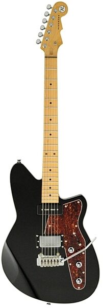 Reverend Double Agent Electric Guitar, with Maple Fingerboard, Black