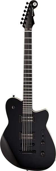 Reverend Charger RA Blackout Edition Electric Guitar, Blackout, Action Position Back