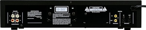 TASCAM CDRW750 Standalone CD Recorder, Rear