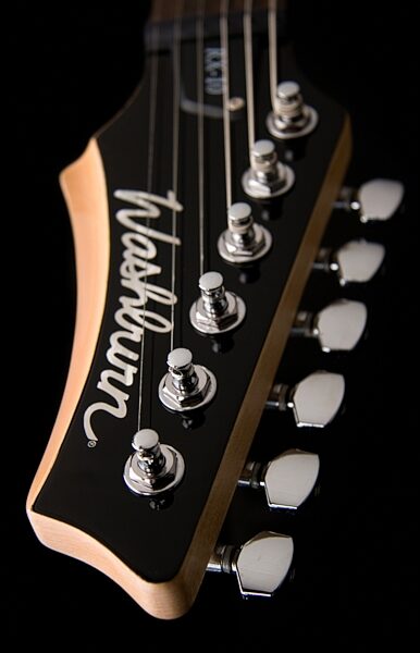 Washburn RX10B Electric Guitar and Accessory Package, Headstock