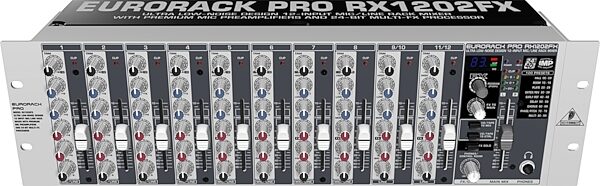 Behringer Eurorack Pro RX1202FX 12-Input Line Mixer, Main