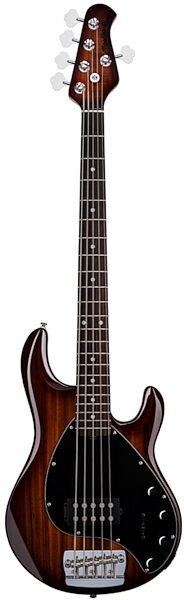 Sterling by Music Man Ray35 Koa Top Electric Bass Guitar, 5-String, Main