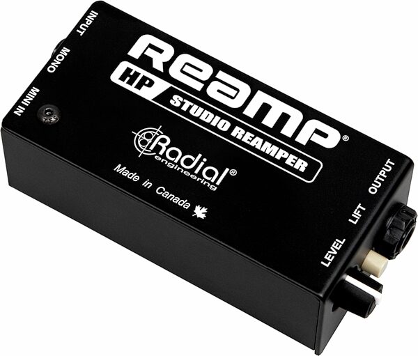 Radial Reamp HP Studio Reamper for Computer Interface, New, Action Position Back