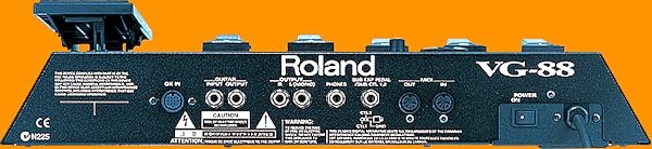 Roland VG88 V-Guitar System, Rear